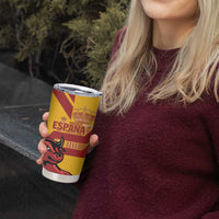 Personalized Spain Tumbler Cup Spanish Fighting Bull - Wonder Print Shop