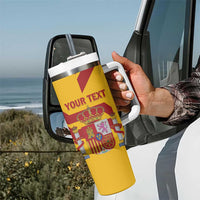 Personalized Spain Tumbler With Handle Spanish Fighting Bull - Wonder Print Shop