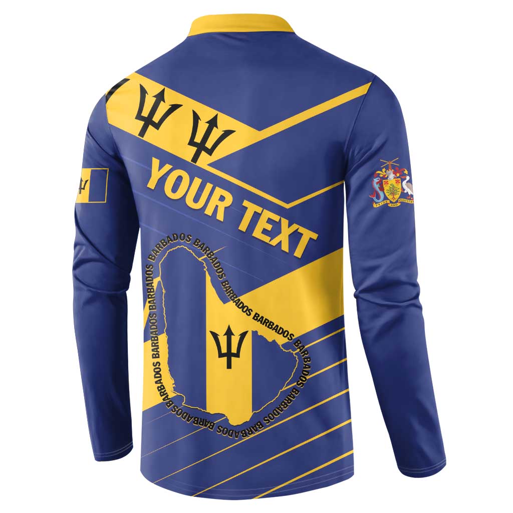 Personalized Barbados Button Sweatshirt Pride and Industry - Wonder Print Shop