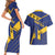 Personalized Barbados Couples Matching Short Sleeve Bodycon Dress and Hawaiian Shirt Pride and Industry - Wonder Print Shop
