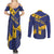 Personalized Barbados Couples Matching Summer Maxi Dress and Long Sleeve Button Shirt Pride and Industry - Wonder Print Shop