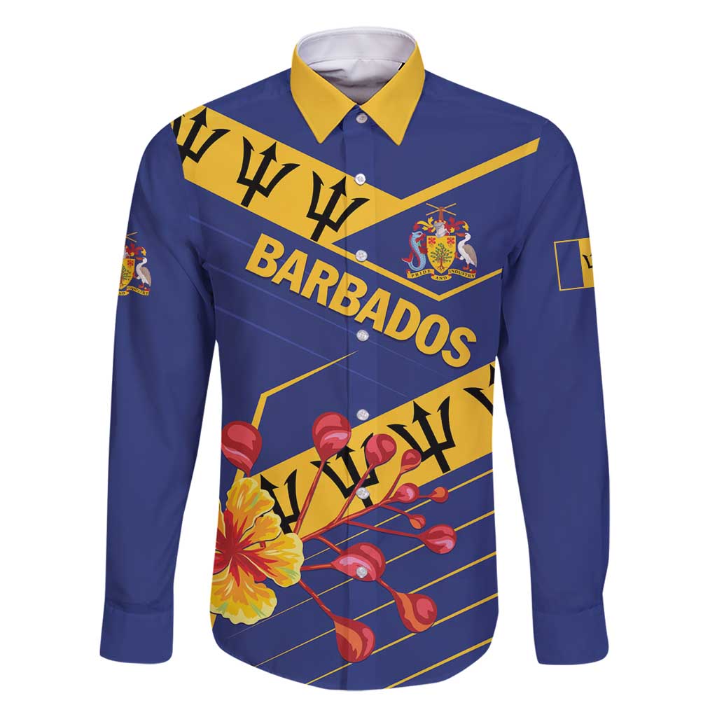 Personalized Barbados Family Matching Mermaid Dress and Hawaiian Shirt Pride and Industry - Wonder Print Shop