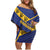 Personalized Barbados Family Matching Off Shoulder Short Dress and Hawaiian Shirt Pride and Industry - Wonder Print Shop