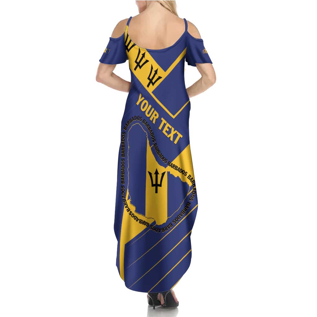 Personalized Barbados Family Matching Summer Maxi Dress and Hawaiian Shirt Pride and Industry - Wonder Print Shop