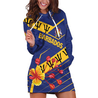 Personalized Barbados Hoodie Dress Pride and Industry - Wonder Print Shop
