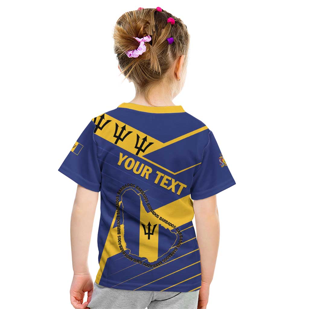 Personalized Barbados Kid T Shirt Pride and Industry - Wonder Print Shop