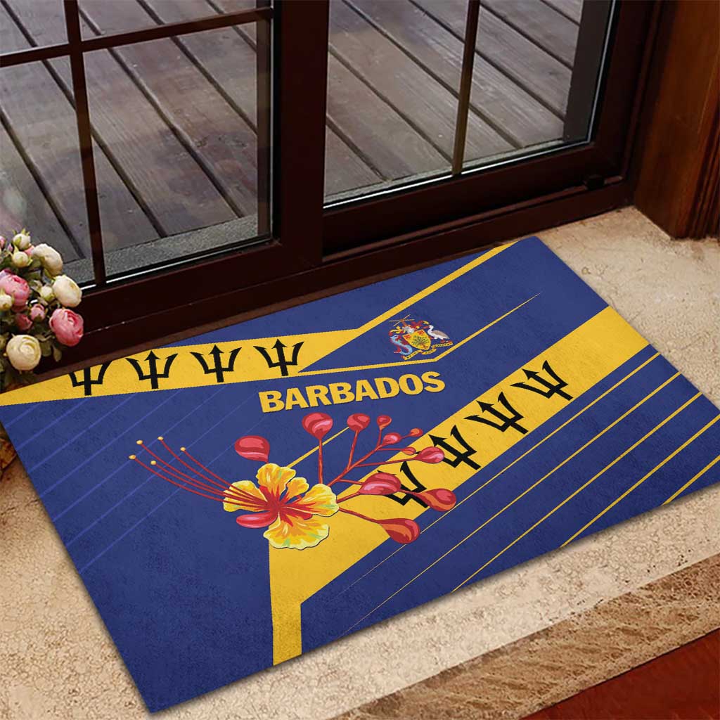 Barbados Rubber Doormat Pride and Industry - Wonder Print Shop