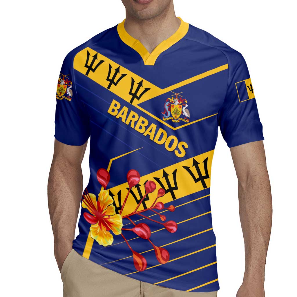 Personalized Barbados Rugby Jersey Pride and Industry - Wonder Print Shop