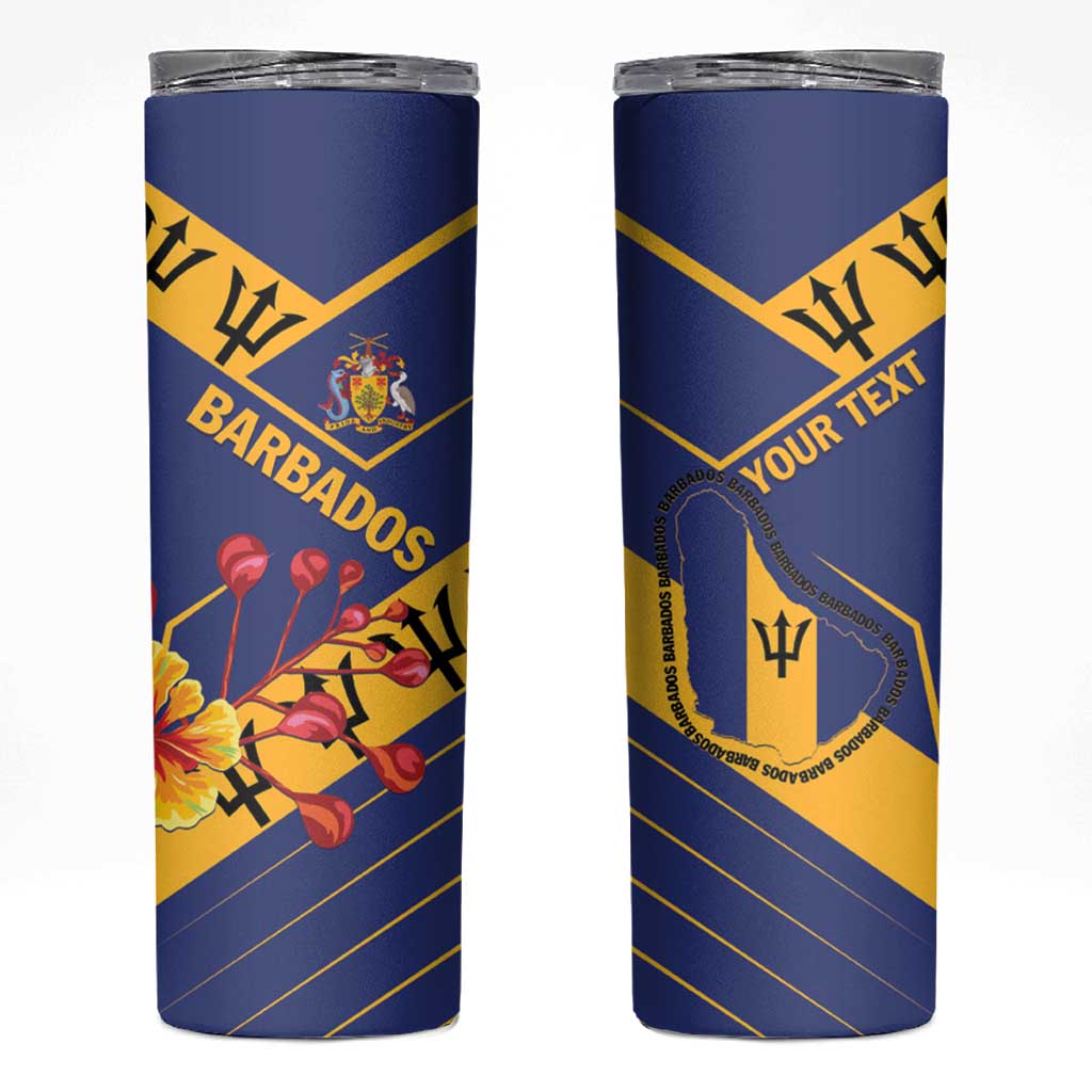 Personalized Barbados Skinny Tumbler Pride and Industry - Wonder Print Shop