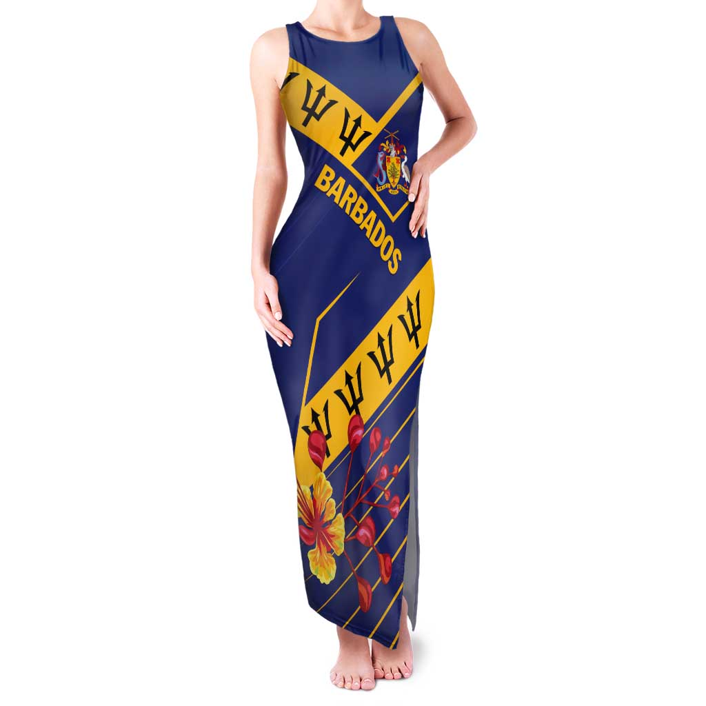 Personalized Barbados Tank Maxi Dress Pride and Industry - Wonder Print Shop