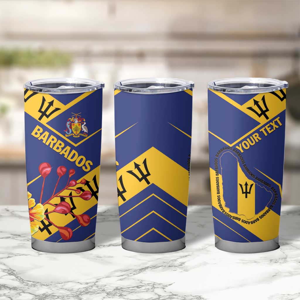 Personalized Barbados Tumbler Cup Pride and Industry - Wonder Print Shop