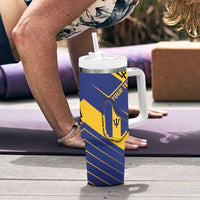 Personalized Barbados Tumbler With Handle Pride and Industry - Wonder Print Shop