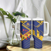 Personalized Barbados Tumbler With Handle Pride and Industry - Wonder Print Shop