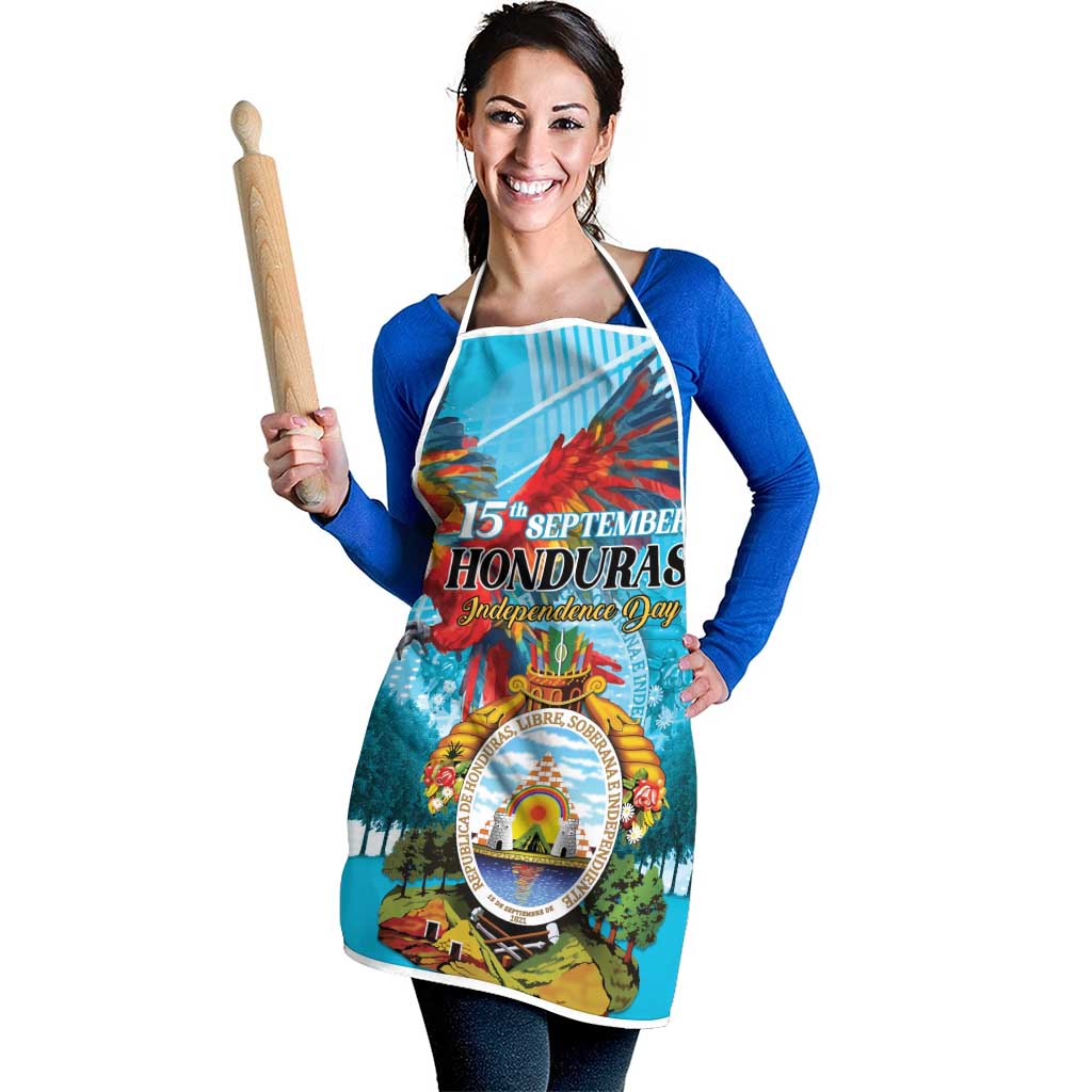Honduras Independence Day 1821 Apron Libre Soberana e Independiente - Wonder Print Shop