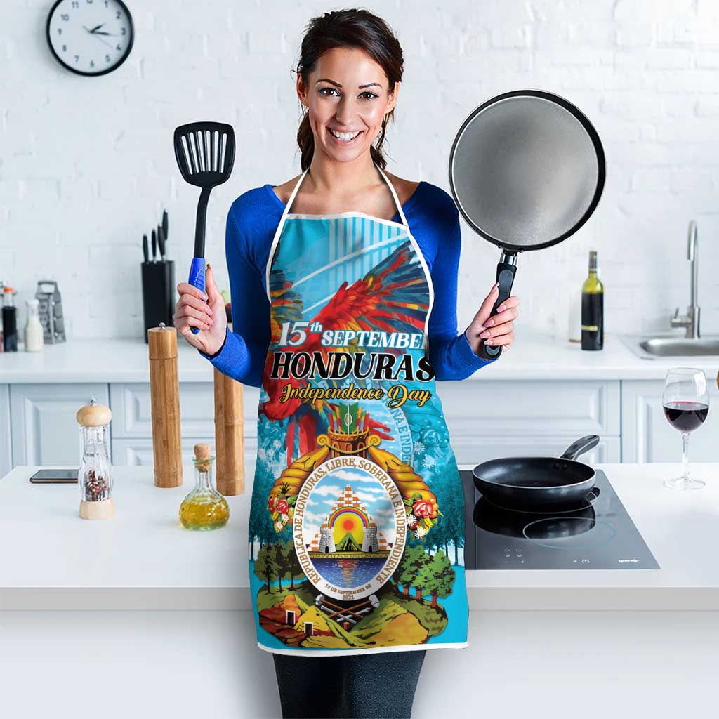 Honduras Independence Day 1821 Apron Libre Soberana e Independiente - Wonder Print Shop