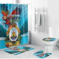 Honduras Independence Day 1821 Bathroom Set Libre Soberana e Independiente - Wonder Print Shop