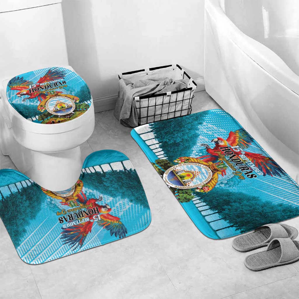 Honduras Independence Day 1821 Bathroom Set Libre Soberana e Independiente - Wonder Print Shop