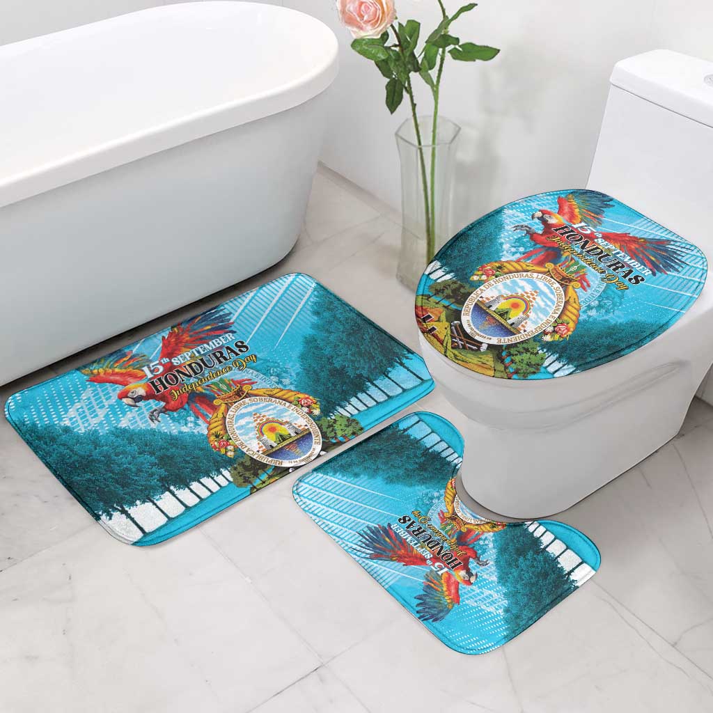 Honduras Independence Day 1821 Bathroom Set Libre Soberana e Independiente - Wonder Print Shop