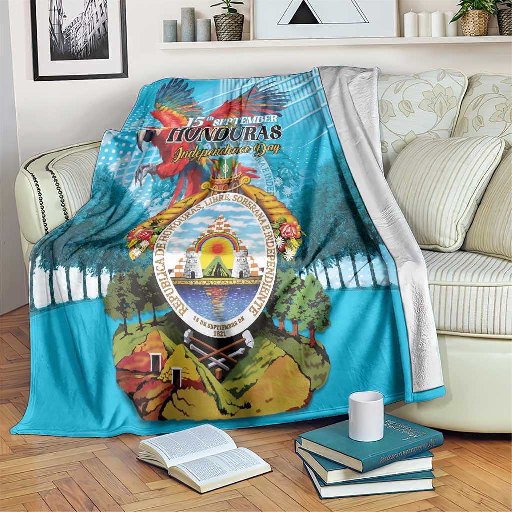 Honduras Independence Day 1821 Blanket Libre Soberana e Independiente - Wonder Print Shop