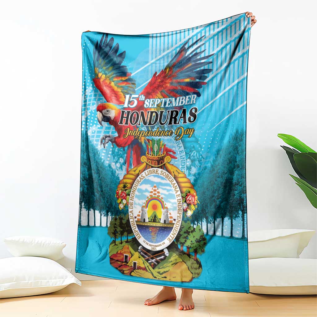 Honduras Independence Day 1821 Blanket Libre Soberana e Independiente - Wonder Print Shop