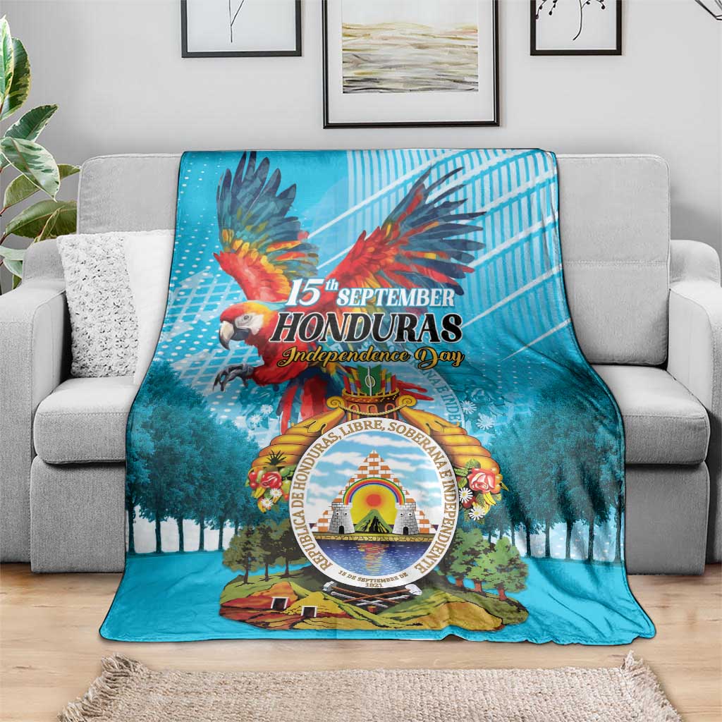 Honduras Independence Day 1821 Blanket Libre Soberana e Independiente - Wonder Print Shop