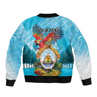 Personalized Honduras Independence Day 1821 Bomber Jacket Libre Soberana e Independiente - Wonder Print Shop