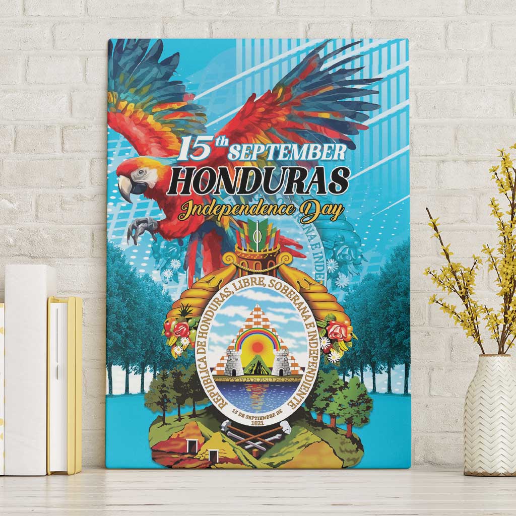 Honduras Independence Day 1821 Canvas Wall Art Libre Soberana e Independiente - Wonder Print Shop