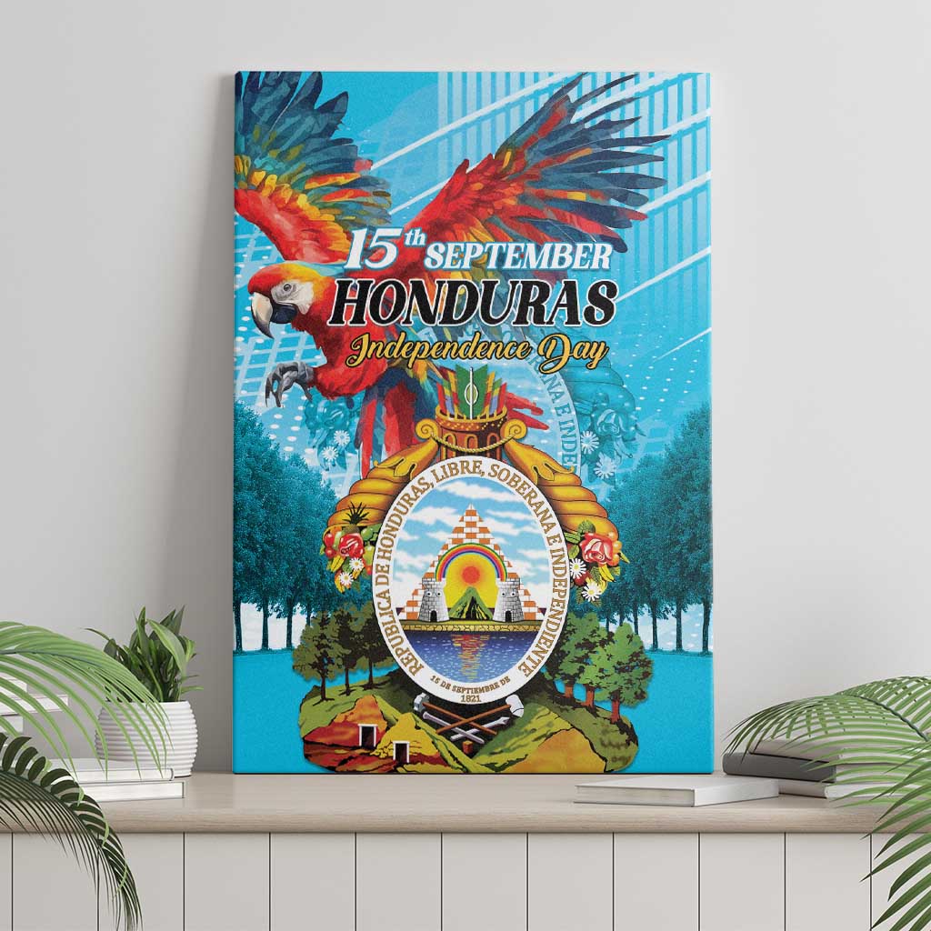 Honduras Independence Day 1821 Canvas Wall Art Libre Soberana e Independiente - Wonder Print Shop