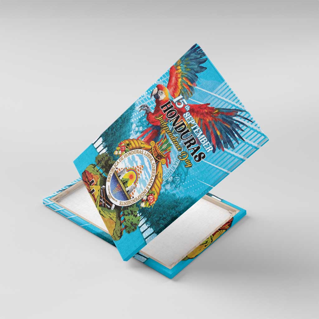 Honduras Independence Day 1821 Canvas Wall Art Libre Soberana e Independiente - Wonder Print Shop