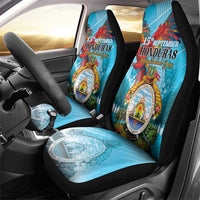 Honduras Independence Day 1821 Car Seat Cover Libre Soberana e Independiente - Wonder Print Shop
