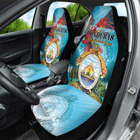 Honduras Independence Day 1821 Car Seat Cover Libre Soberana e Independiente - Wonder Print Shop
