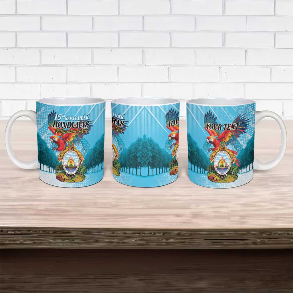 Personalized Honduras Independence Day 1821 Ceramic Mug Libre Soberana e Independiente - Wonder Print Shop