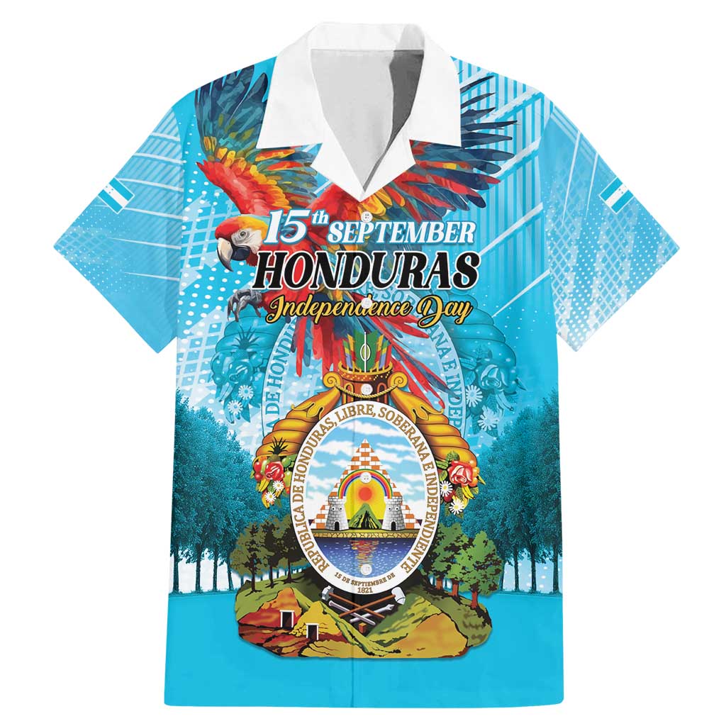 Personalized Honduras Independence Day 1821 Family Matching Mermaid Dress and Hawaiian Shirt Libre Soberana e Independiente - Wonder Print Shop