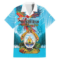 Personalized Honduras Independence Day 1821 Family Matching Mermaid Dress and Hawaiian Shirt Libre Soberana e Independiente - Wonder Print Shop