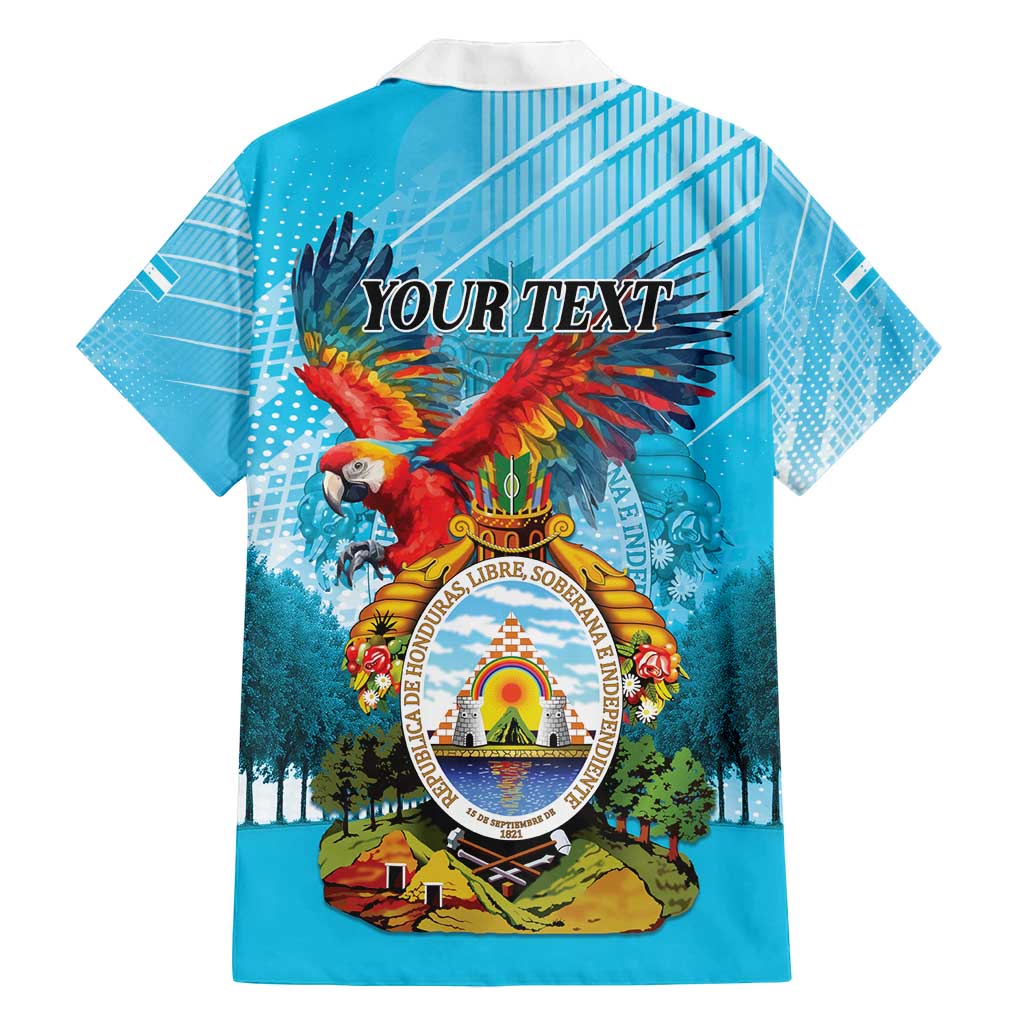 Personalized Honduras Independence Day 1821 Family Matching Off Shoulder Short Dress and Hawaiian Shirt Libre Soberana e Independiente - Wonder Print Shop
