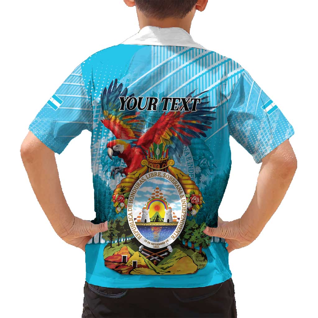 Personalized Honduras Independence Day 1821 Family Matching Tank Maxi Dress and Hawaiian Shirt Libre Soberana e Independiente - Wonder Print Shop