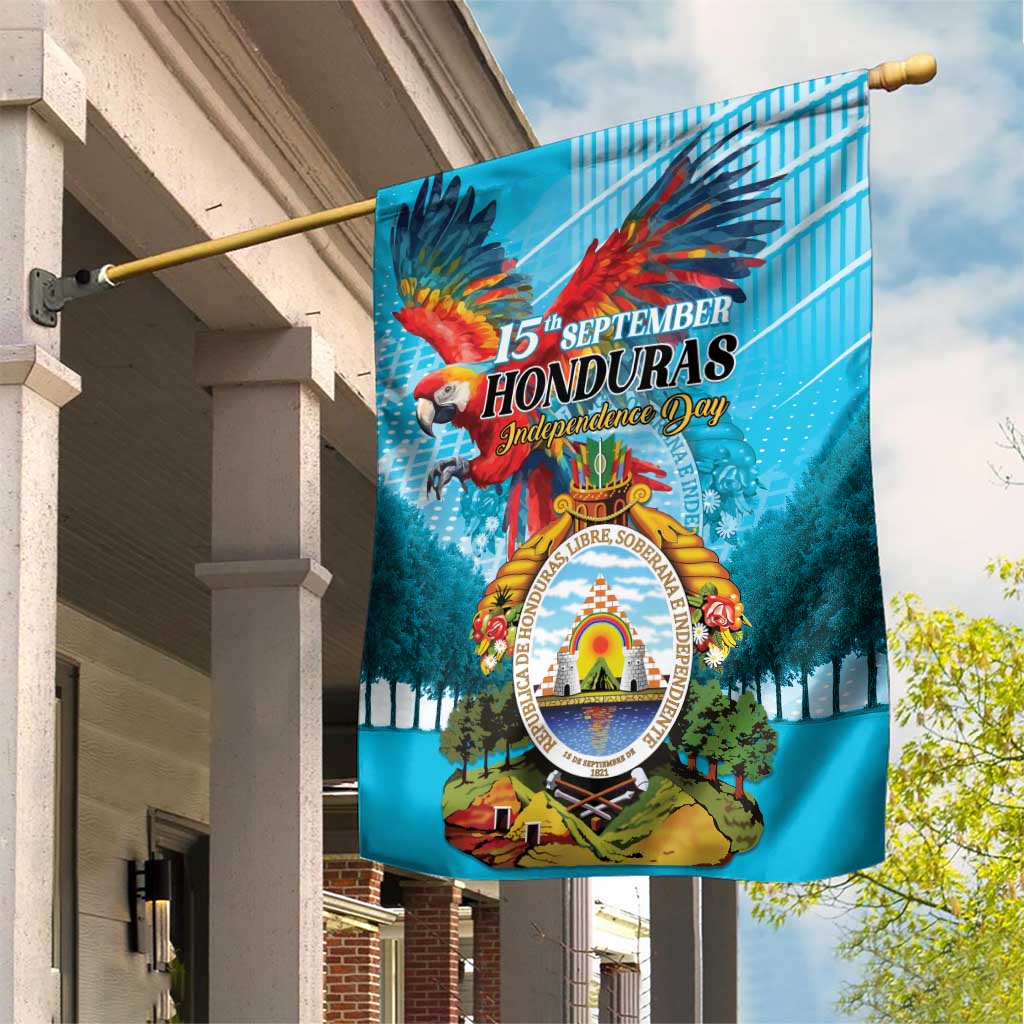 Honduras Independence Day 1821 Garden Flag Libre Soberana e Independiente - Wonder Print Shop