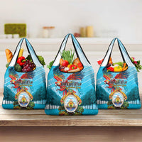 Honduras Independence Day 1821 Grocery Bag Libre Soberana e Independiente - Wonder Print Shop