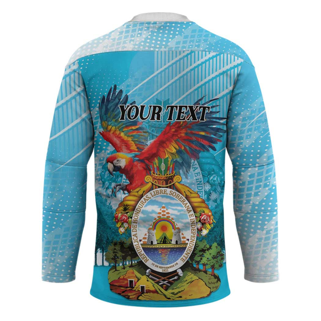 Personalized Honduras Independence Day 1821 Hockey Jersey Libre Soberana e Independiente - Wonder Print Shop