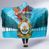Honduras Independence Day 1821 Hooded Blanket Libre Soberana e Independiente - Wonder Print Shop