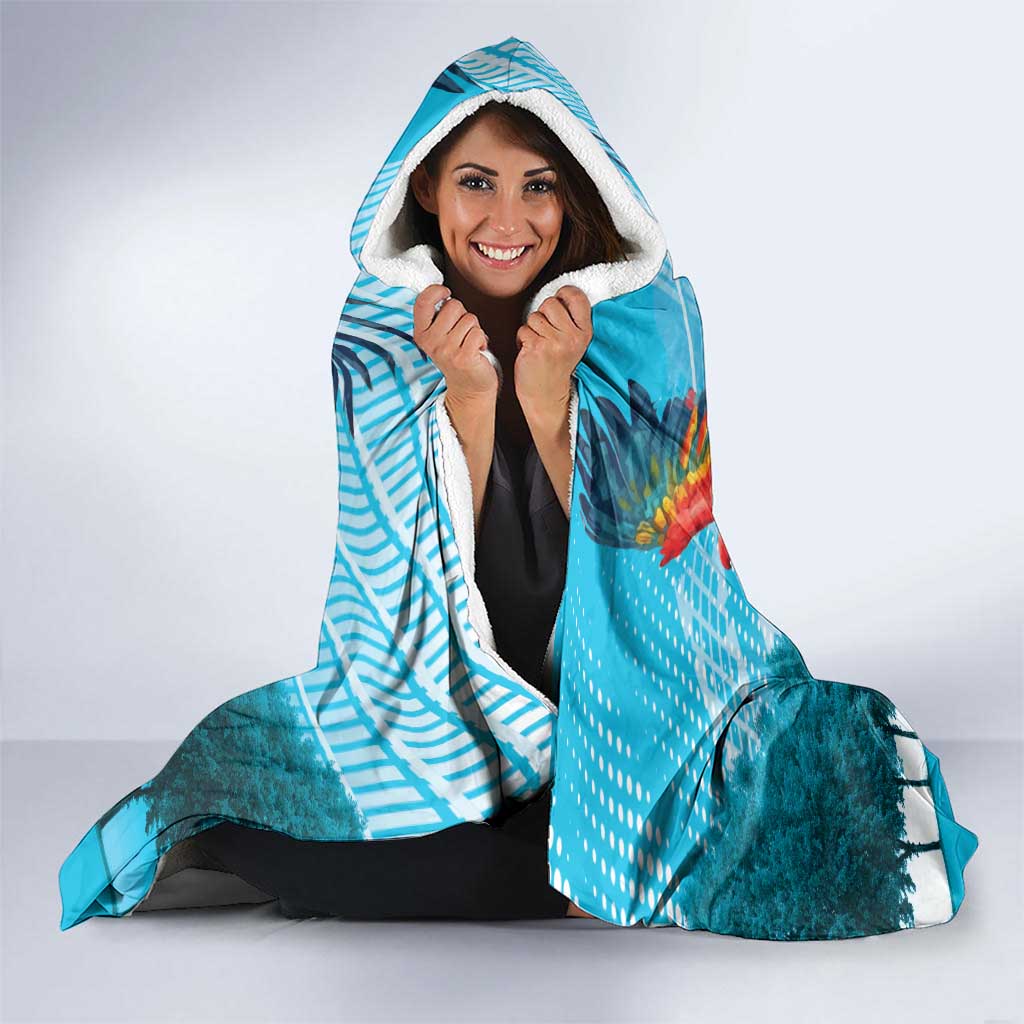 Honduras Independence Day 1821 Hooded Blanket Libre Soberana e Independiente - Wonder Print Shop