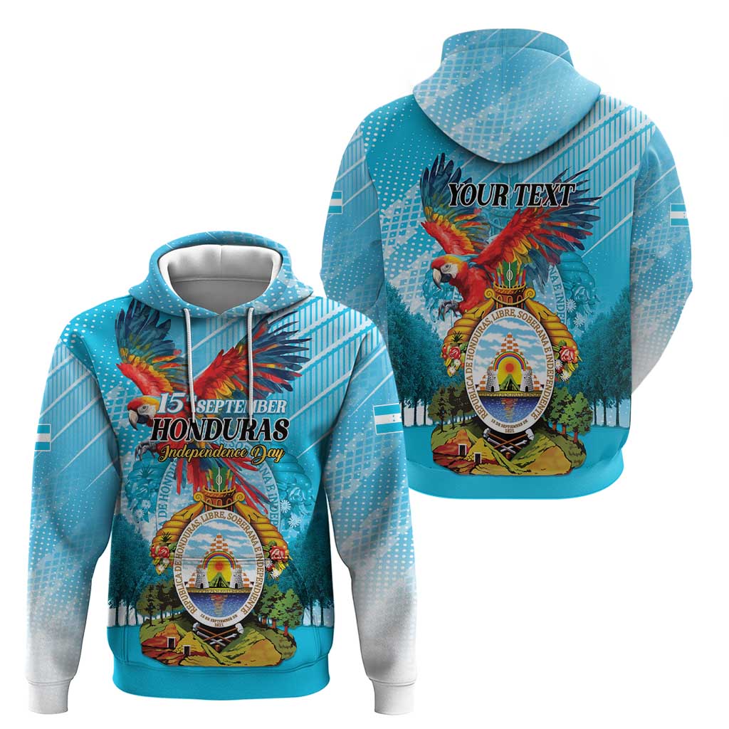 Personalized Honduras Independence Day 1821 Hoodie Libre Soberana e Independiente - Wonder Print Shop