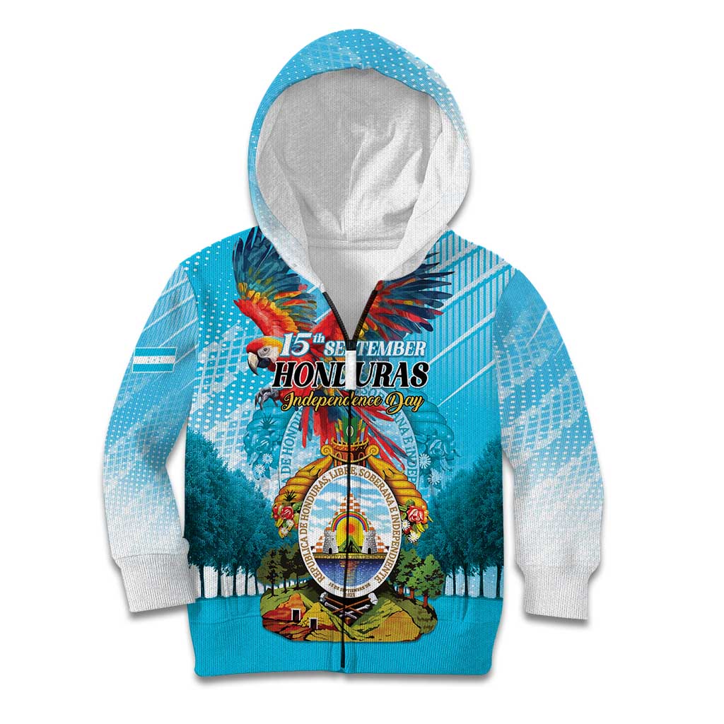 Personalized Honduras Independence Day 1821 Kid Hoodie Libre Soberana e Independiente - Wonder Print Shop