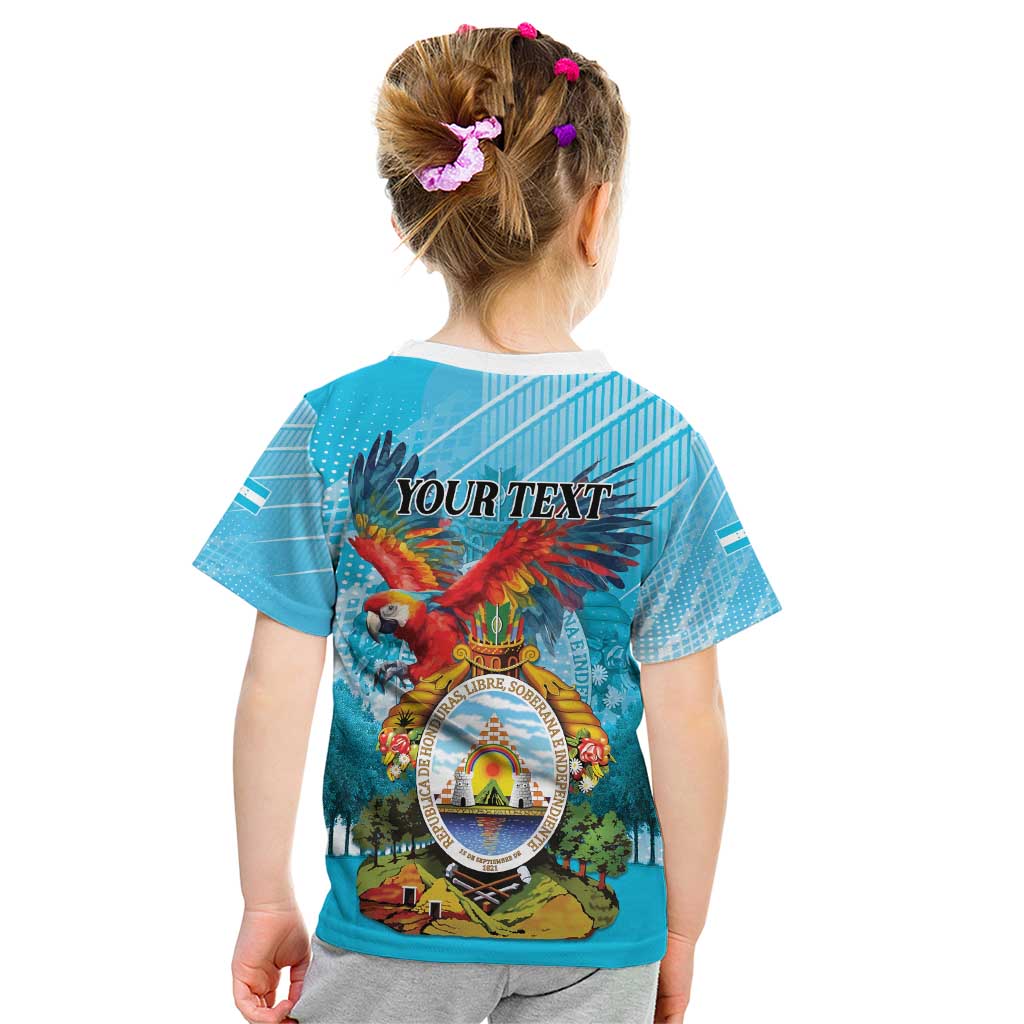Personalized Honduras Independence Day 1821 Kid T Shirt Libre Soberana e Independiente - Wonder Print Shop