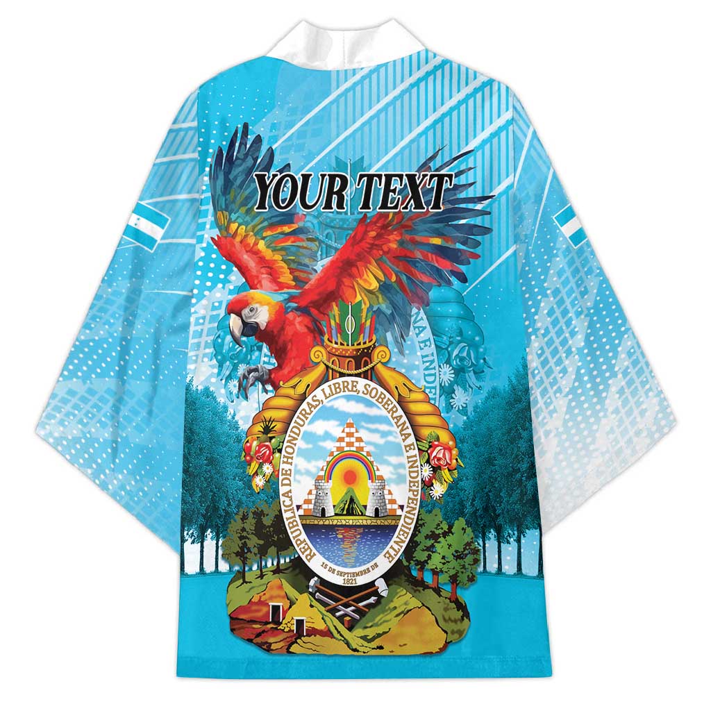 Personalized Honduras Independence Day 1821 Kimono Libre Soberana e Independiente - Wonder Print Shop
