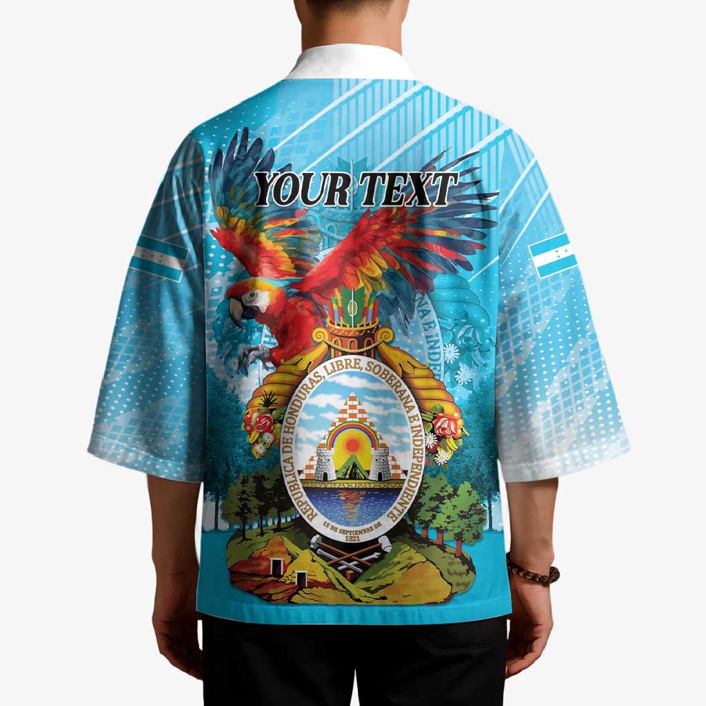 Personalized Honduras Independence Day 1821 Kimono Libre Soberana e Independiente - Wonder Print Shop