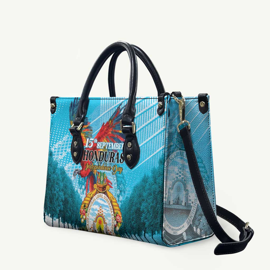 Honduras Independence Day 1821 Leather Bag Libre Soberana e Independiente - Wonder Print Shop