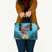 Honduras Independence Day 1821 Leather Bag Libre Soberana e Independiente - Wonder Print Shop