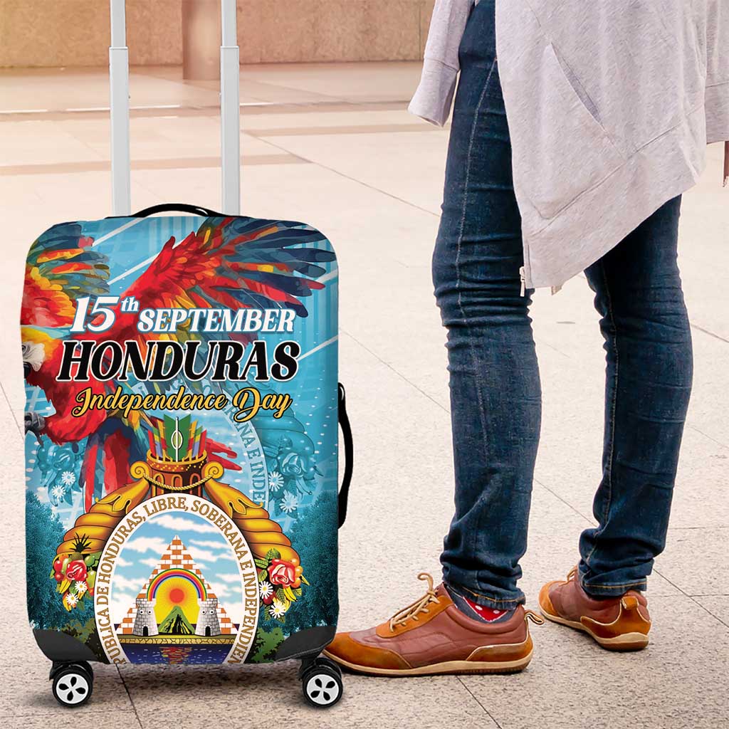 Honduras Independence Day 1821 Luggage Cover Libre Soberana e Independiente - Wonder Print Shop