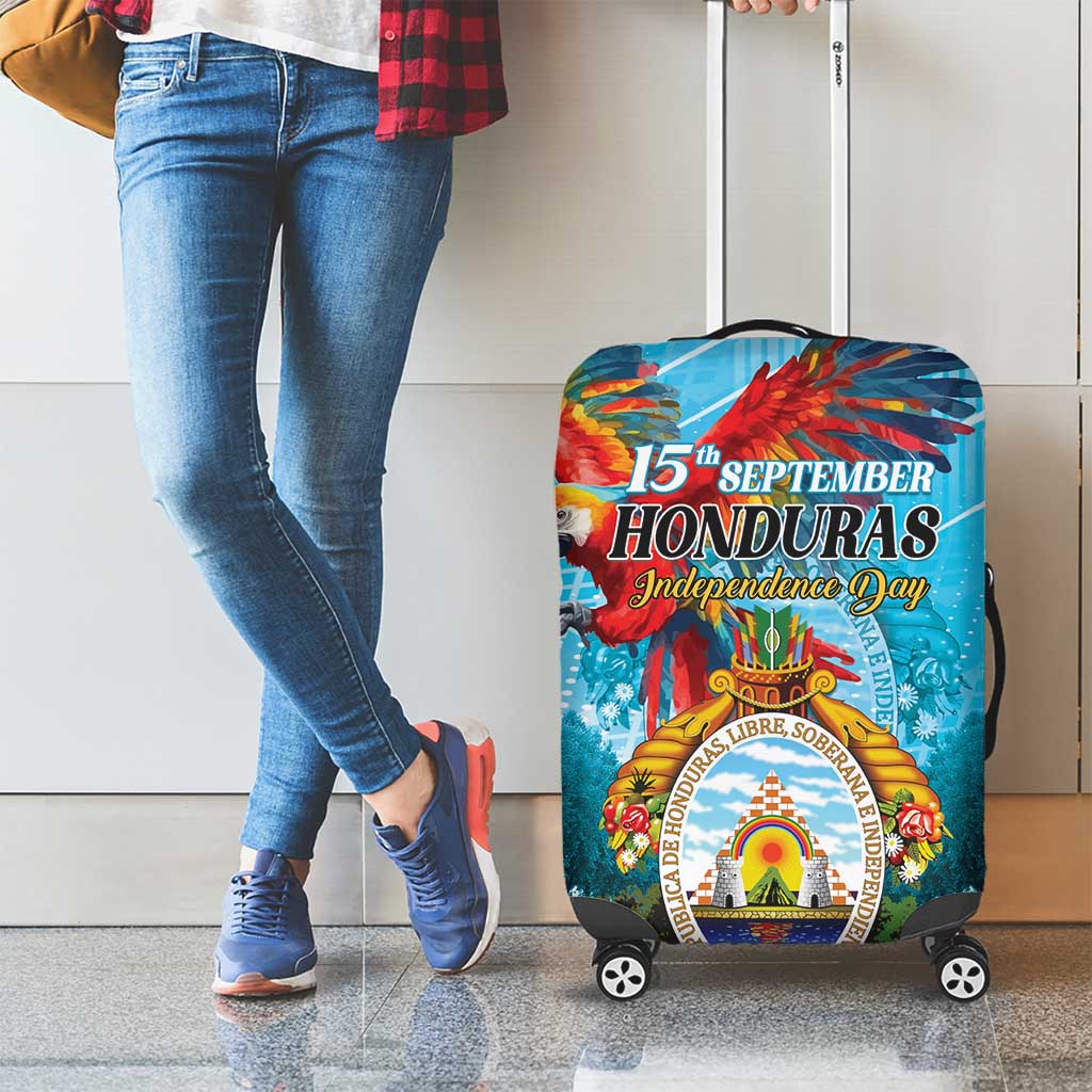 Honduras Independence Day 1821 Luggage Cover Libre Soberana e Independiente - Wonder Print Shop